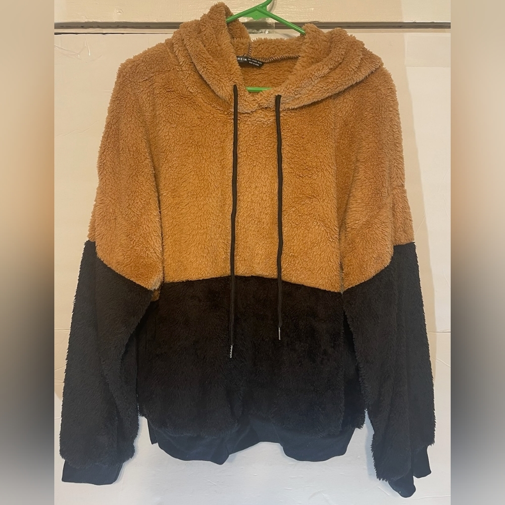 NEW Shein Sherpa Pullover Hoodie